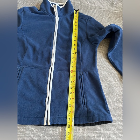 BMW Logo Women’s Full Zip Jacket – Blue Fleece Sweatshirt sz Medium fitted - Picture 7 of 12
